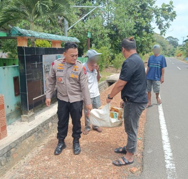 Polsek Selat Nasik Amankan Puluhan Kilogram Sabu Temuan Warga Dilaut Belitung