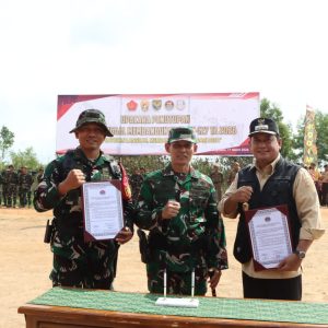 TMMD Ke-127 TA. 2026 di Wilayah Kodim 0430/Banyuasin Resmi Ditutup oleh Pangdam II/Swj