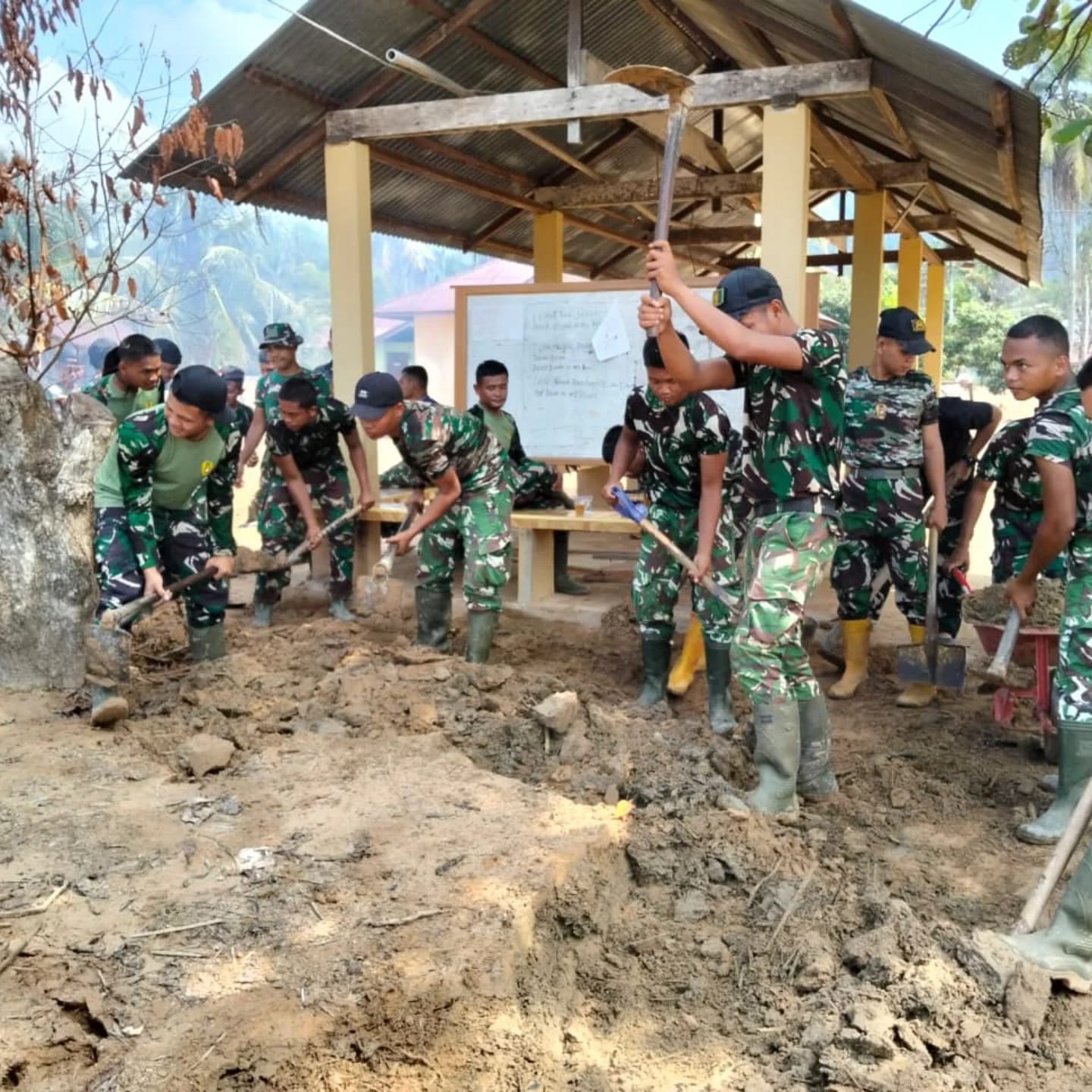 Pembersihan Ulang Gereja HKBP Pasir Bidang Selesai, Gulbencal di Wilayah Kodim 0211/TT Tuntaskan Tugas