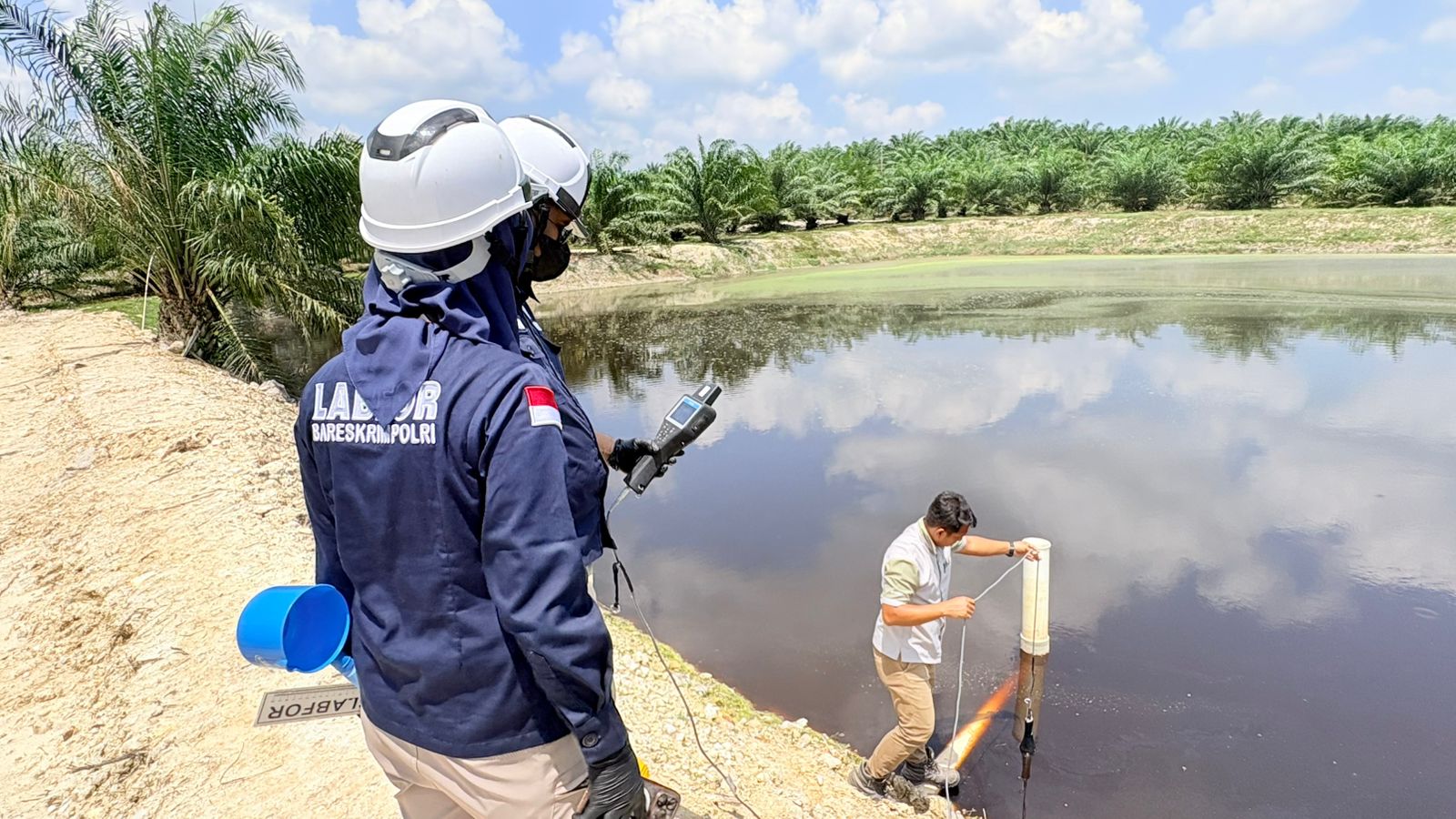 Polres Nagan Raya Gandeng Puslabfor Mabes Polri Periksa Dugaan Pencemaran Limbah PT Ensem Lestari Jaya