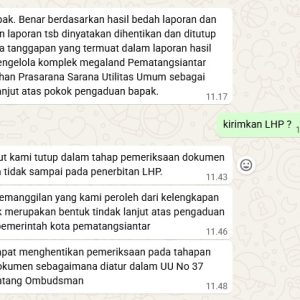 Tanpa LHP : DPN Bakumku Kecewa Laporan Dugaan Mal Administrasi Kepala Satpol PP Pematangsiantar Ditutup Ombudsman Sumut