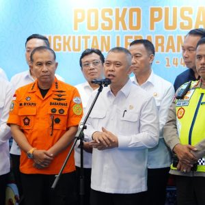 Hadiri Pembukaan Posko Angkutan Lebaran 2026, Kakorlantas Pastikan Hiruk-pikuk Operasi Ketupat Berjalan Lancar