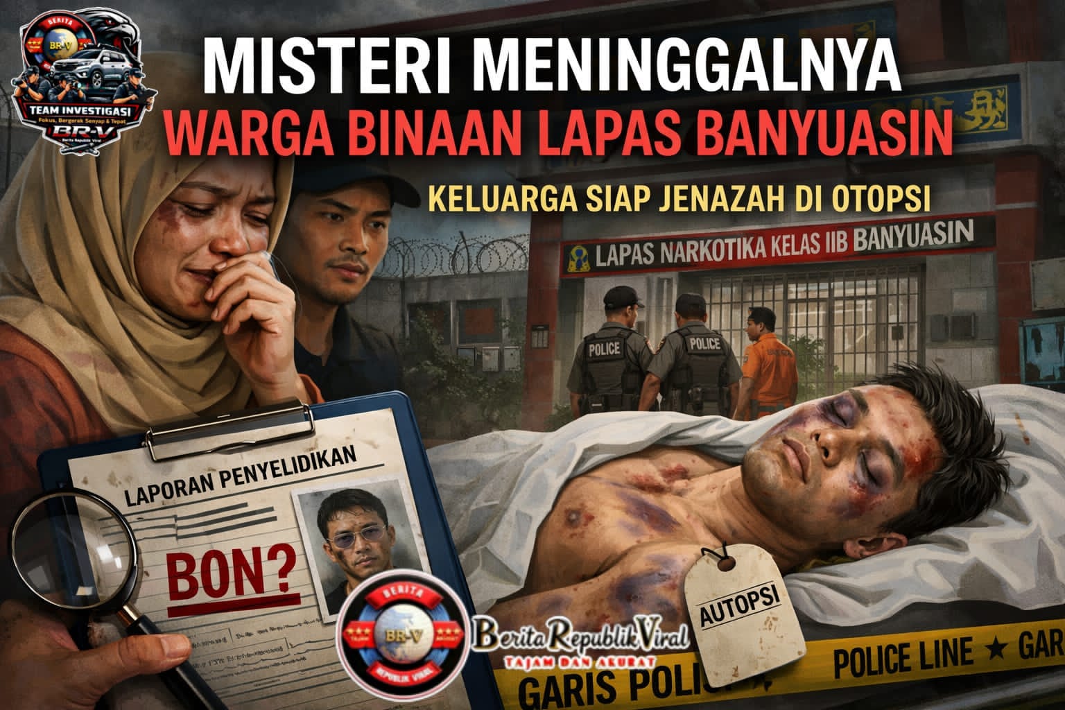 Misteri Kematian Warga Binaan Lapas Narkotika Banyuasin, Keluarga Siap Tempuh Otopsi Demi Mengungkap Fakta