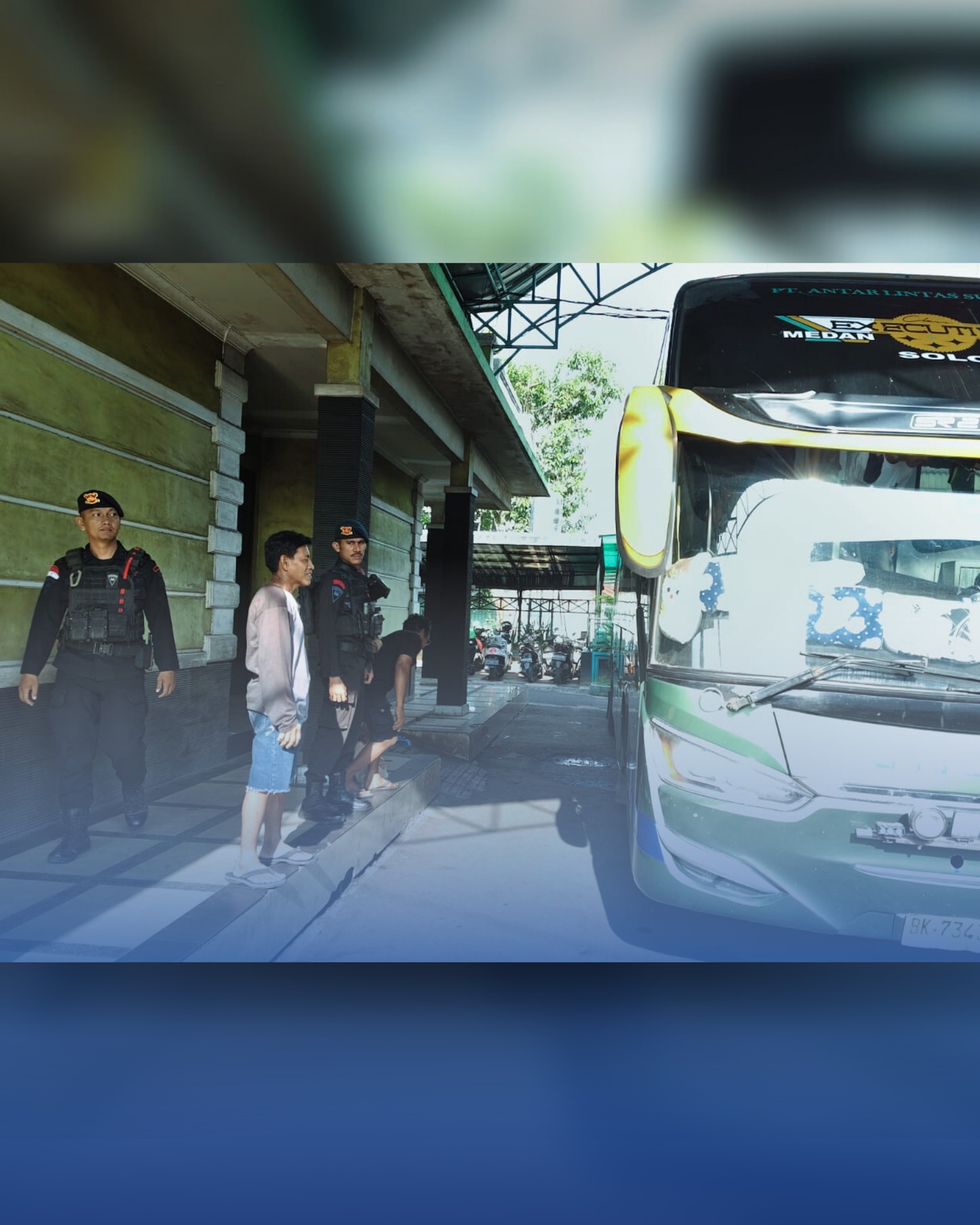 Pastikan Keamanan Pemudik, Satgas Ops Ketupat Toba Tingkatkan Pengawasan di Terminal Amplas