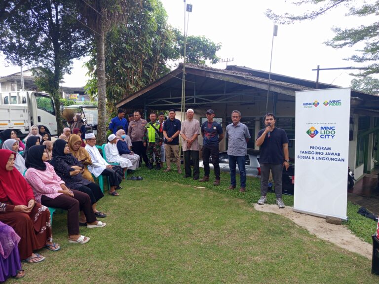 Kegiatan Foto : Bazar Lido Bersama MNC Land Gelar Santunan Anak Yatim dan Dhuafa, Perkuat Kepedulian Sosial di Cigombong