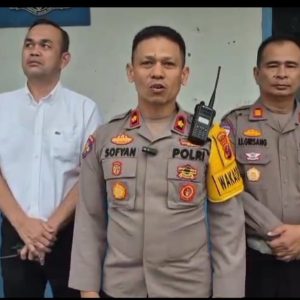 Polres Binjai Klarifikasi Pengendara Brio Putih Tabrak Lapak Pasar Kaget