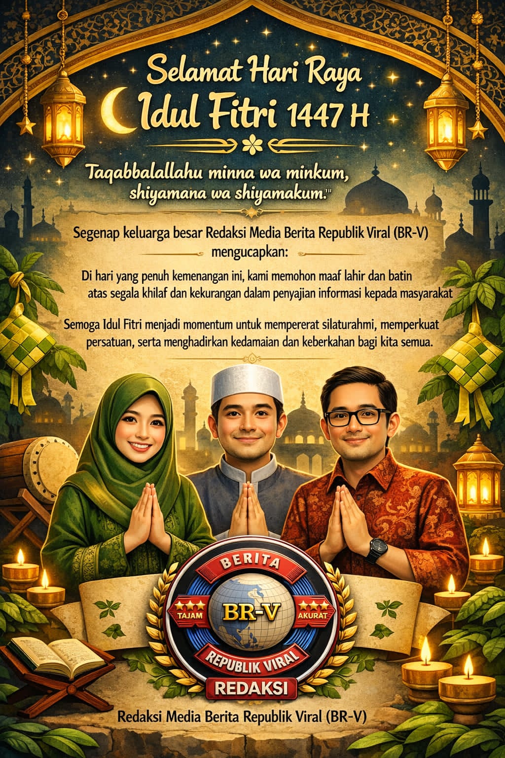 ๐โจ Selamat Hari Raya Idul Fitri 1447 H โจ๐