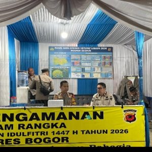 Kegiatan Foto : Forkopimcam Cigombong Bersama Polsek Cijeruk–Cigombong Gelar Apel Gabungan Pengamanan Malam Takbiran Idulfitri 1447 H