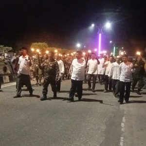 Bupati Aceh Singkil Ikuti Pawai Obor Malam Takbiran Sambut Idul Fitri 1447 H