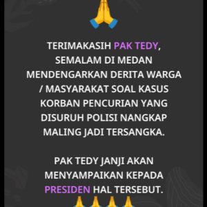 Viral di Tiktok, Seskab Teddy Indra Wijaya Dikabarkan Terima Aduan Warga Soal Korban Pencurian Disuruh Polisi Nangkap Maling Jadi Tersangka di Medan