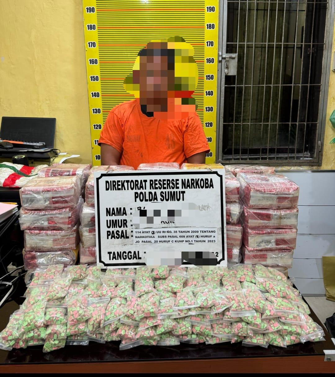 Polda Sumut Gagalkan Penyelundupan 50 Kg Sabu dan 20 Ribu Butir Pil Ekstasi di Perairan Asahan