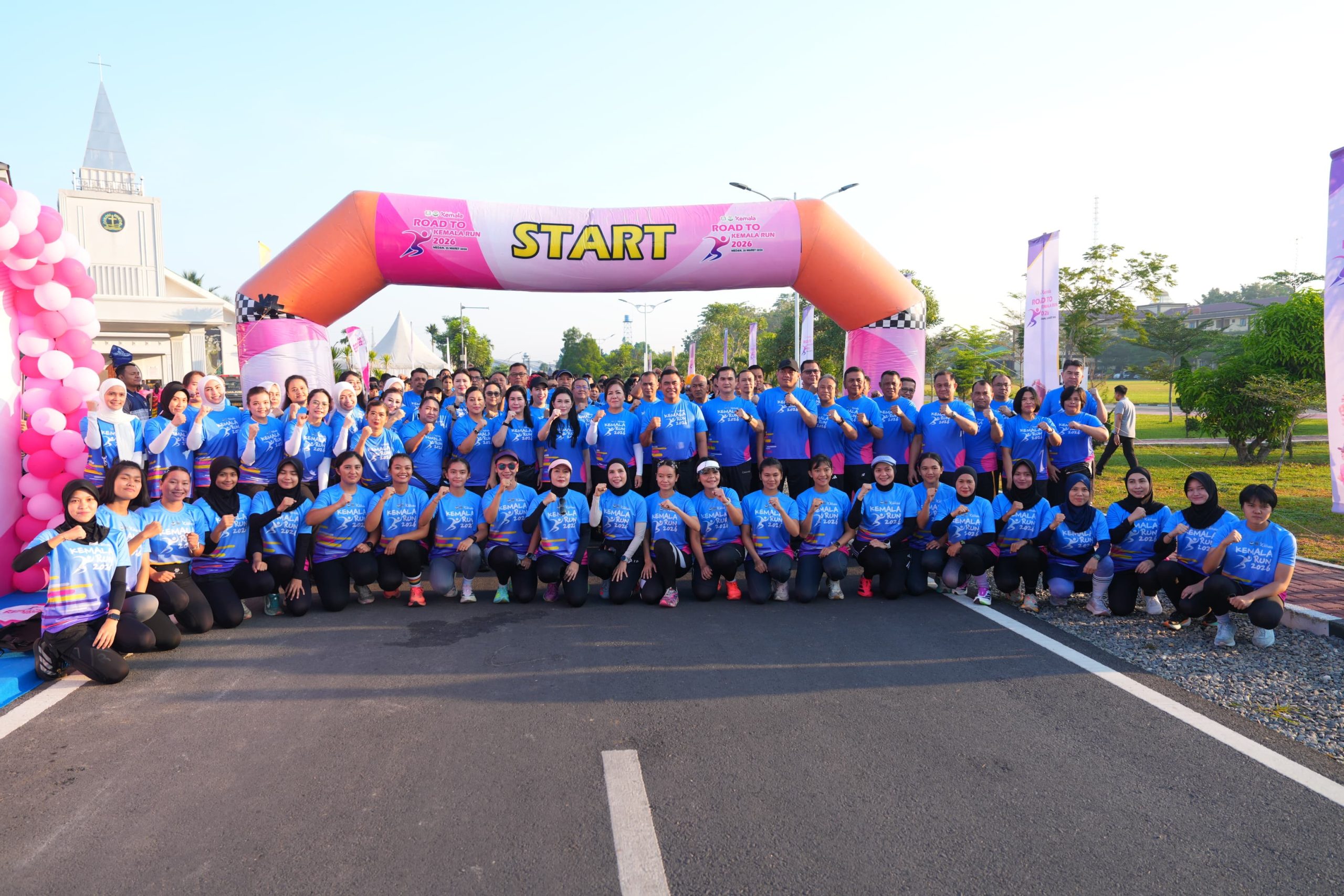 Gelorakan Semangat Olahraga, Polda Sumut Gelar ” Road to Kemala Run 2026 ” di Medan