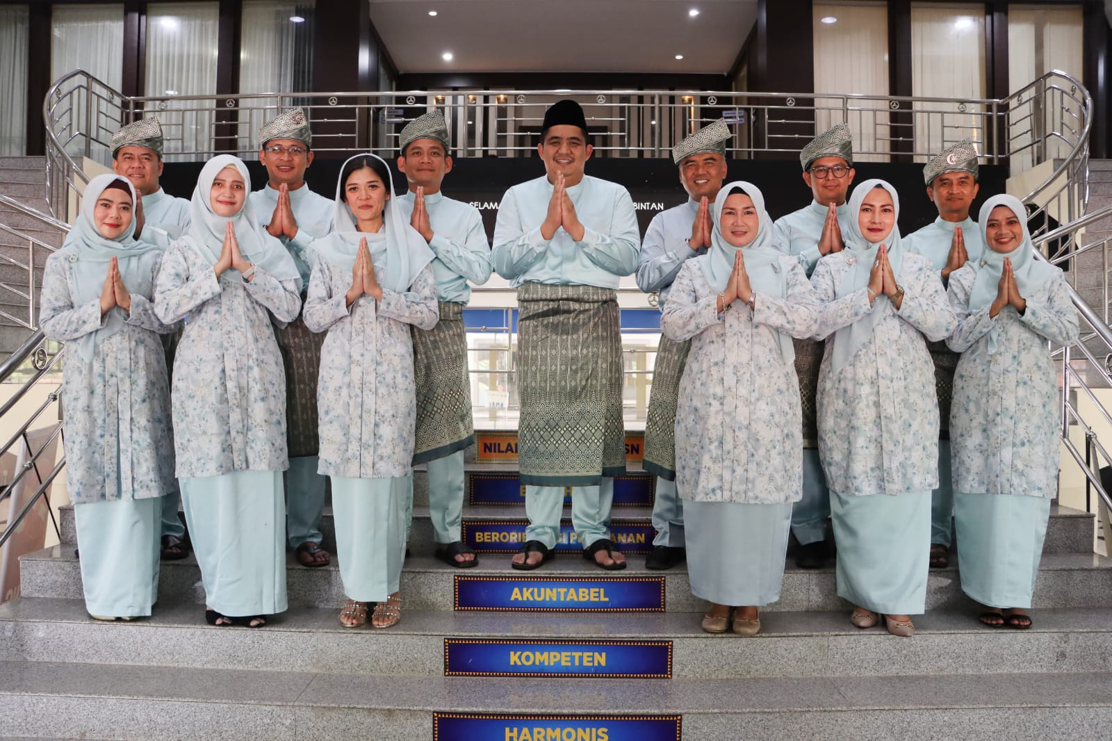 Mempererat Silaturahmi, Danlanal Bintan Hadiri Halal Bihalal Forkopimda Bintan