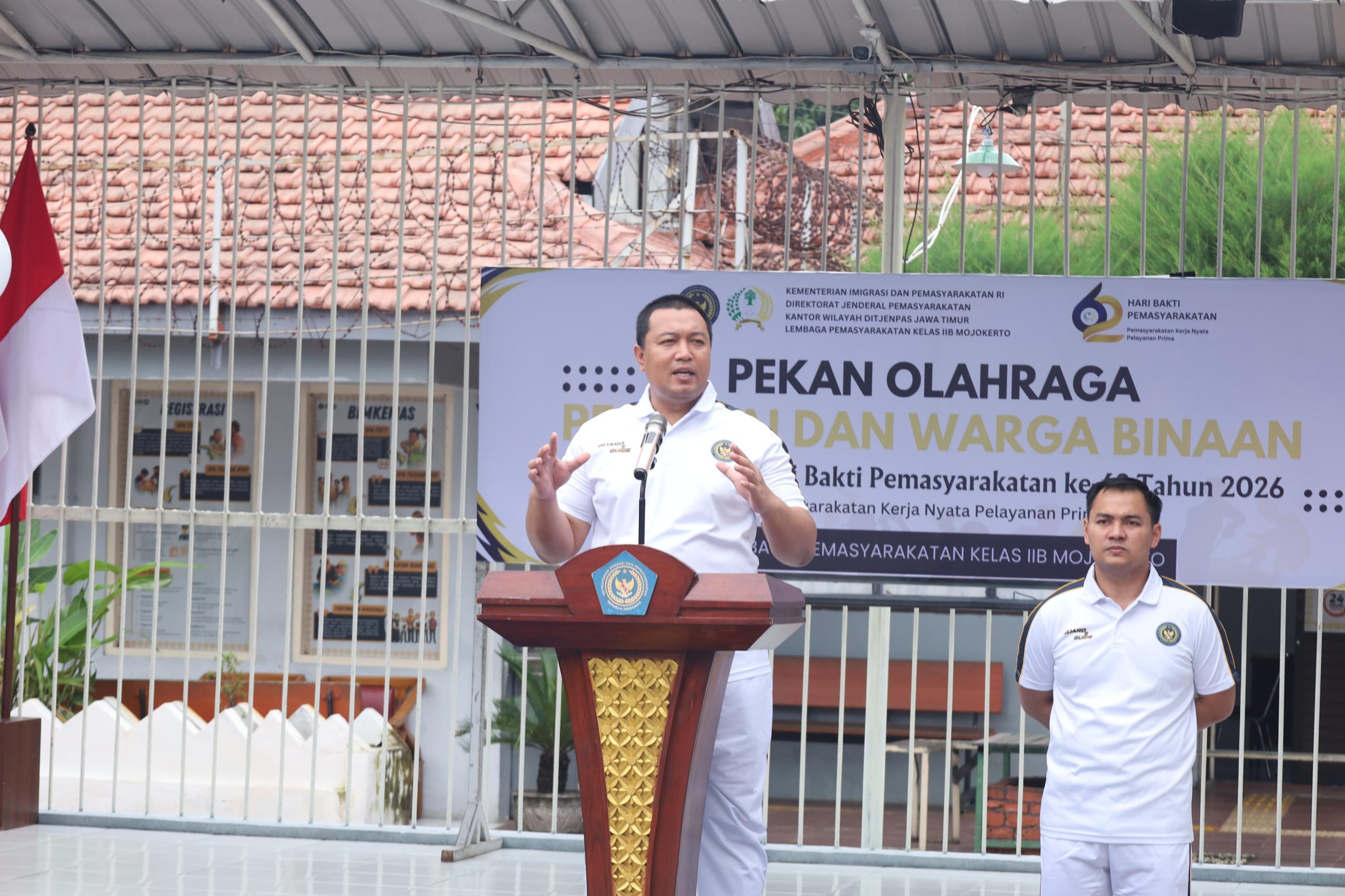 Semarak Peringatan HBP KE-62 Tahun 2026, Lapas Mojokerto Gelar Pembukaan Pekan Olahraga