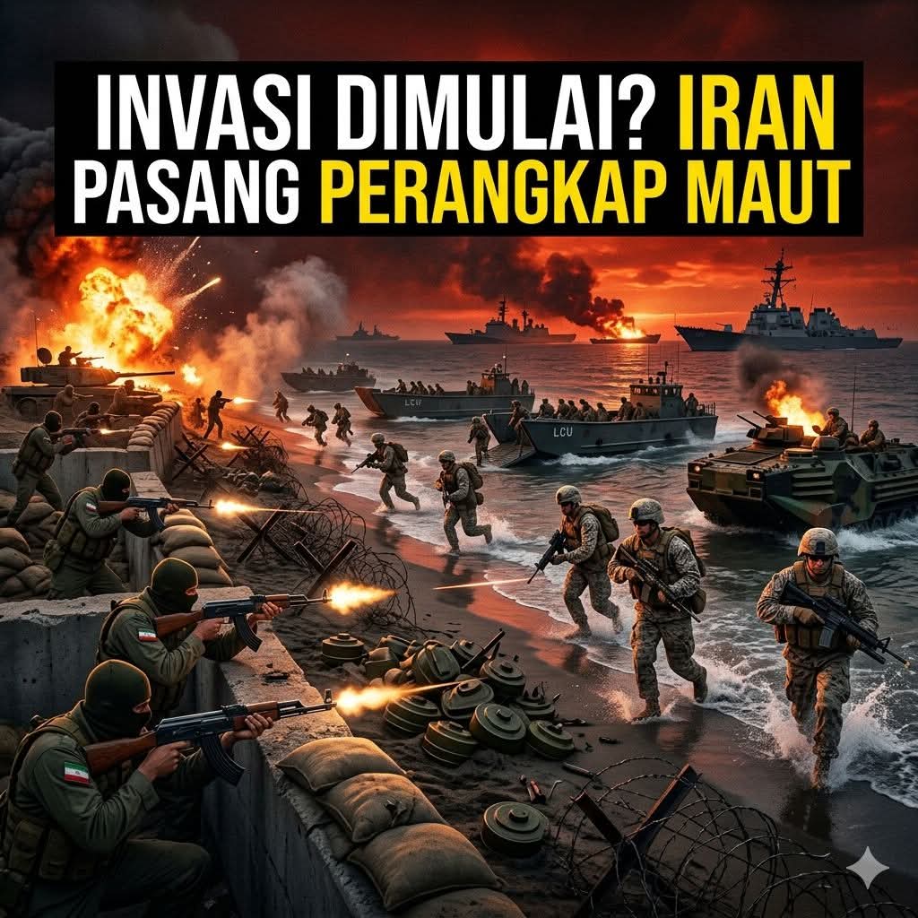 Invasi Dimulai? Iran Pasang Perangkap Maut