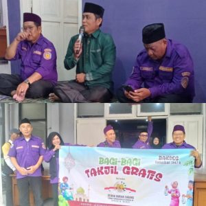 DHC 45 Jakarta Barat Tebar 150 Takjil, Hangatkan Ramadan dengan Bukber dan Tausiyah