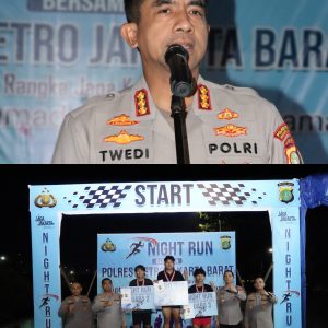 Night Run Kalijodo Meriah, Polres Jakbar Ajak Remaja Jauhi Tawuran dan Balap Liar