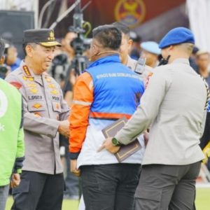 Pimpin Apel Ojol-Buruh di Sumsel, Kapolri Tekankan Jaga Persatuan hingga Stabilitas Nasional