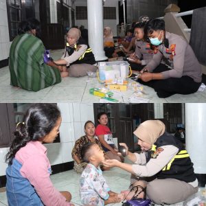 Polres Metro Jakbar Beri Pengobatan Gratis dan Trauma Healing bagi Korban Banjir