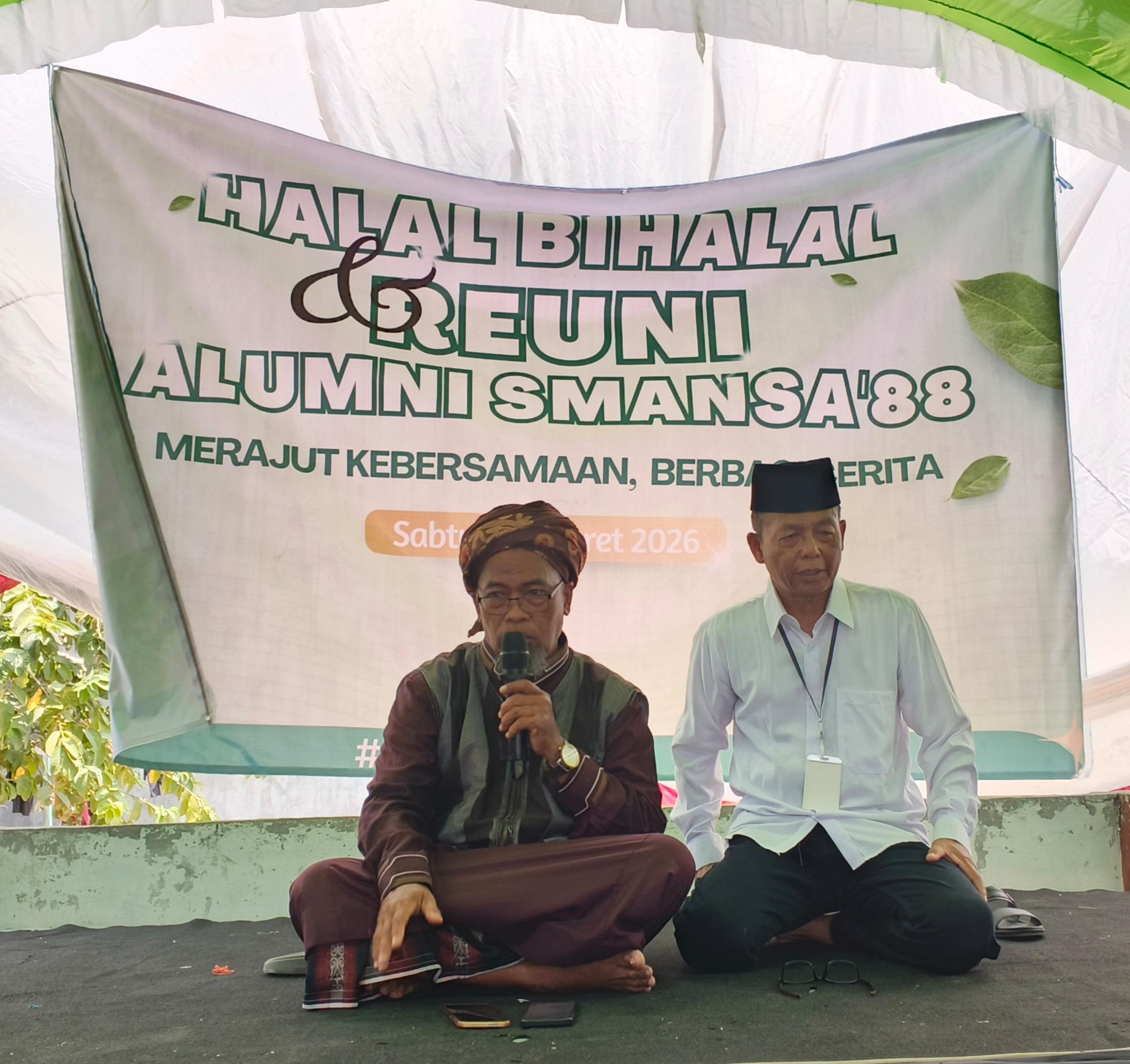 Turun Gunung, Ust Muluk dan Mantan Kepala Security Pertamina Bpk Kaid Demi Suksesnya HB dan Reuni SMANSA 88