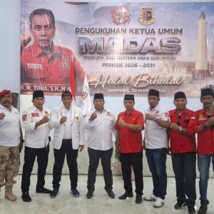 DPD DKI Bapak Taqin Mengapresiasi Acara Pengukuhan H.Moh.Toha SH MH Sebagai Ketum MADAS di Gedung Kholifah Sampang Water Park