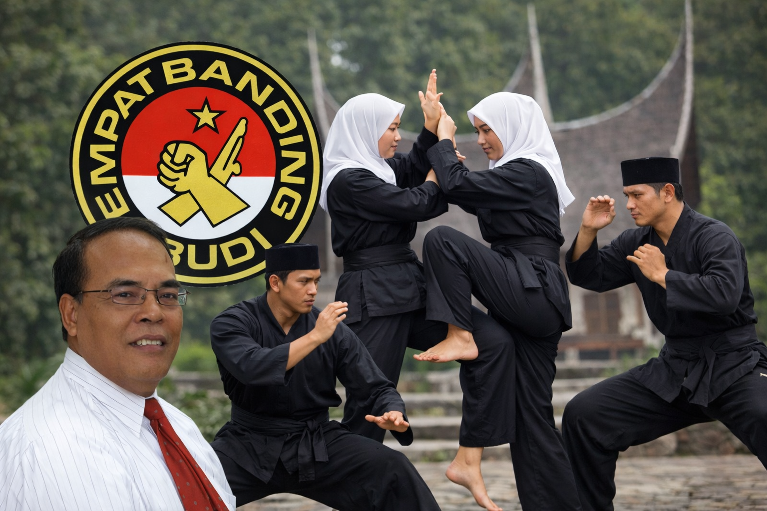 Halal Bi Halal : Generasi Milenial Dan Generasi Z Perguruan Silat Pat Ban Bu Bangkit