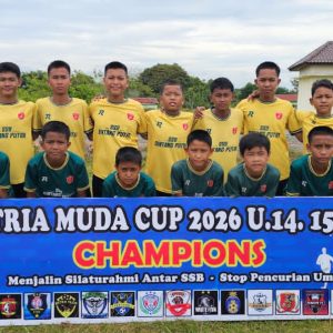 SSB Bintang Putra Prabumulih Raih Juara 3 Satria Muda Cup U-14, U-15, dan U-16 di Ogan Ilir