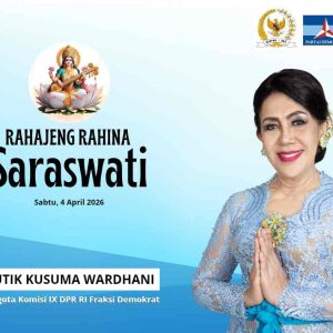 Diberkati Dengan Ilmu Pengetahuan Melimpah, Rahajeng Nyanggra Hari Raya Saraswati 2026