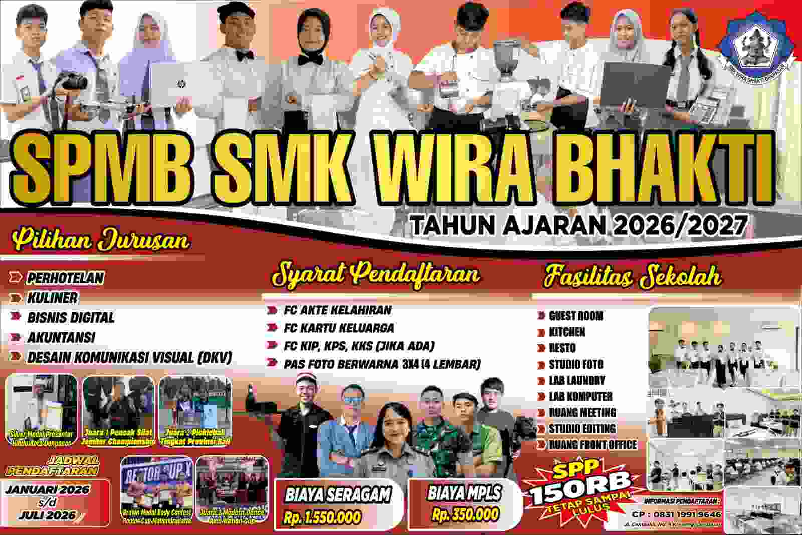 Jangan Salah Pilih Sekolah, Ayo Bergabung Di SMK Wira Bhakti