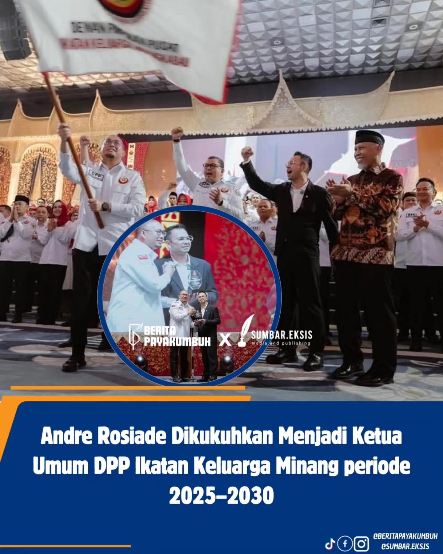 🤝🔥 Andre Rosiade Kukuhkan Barisan IKM: Menggelorakan Semangat Perantau Minang Demi SUMBAR Dan Indonesia