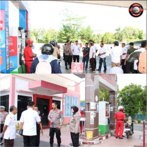 Cek Langsung SPBU dan SPBE, Kapolres Sumenep Pastikan Stok BBM Aman, Isu Kenaikan Hoaks
