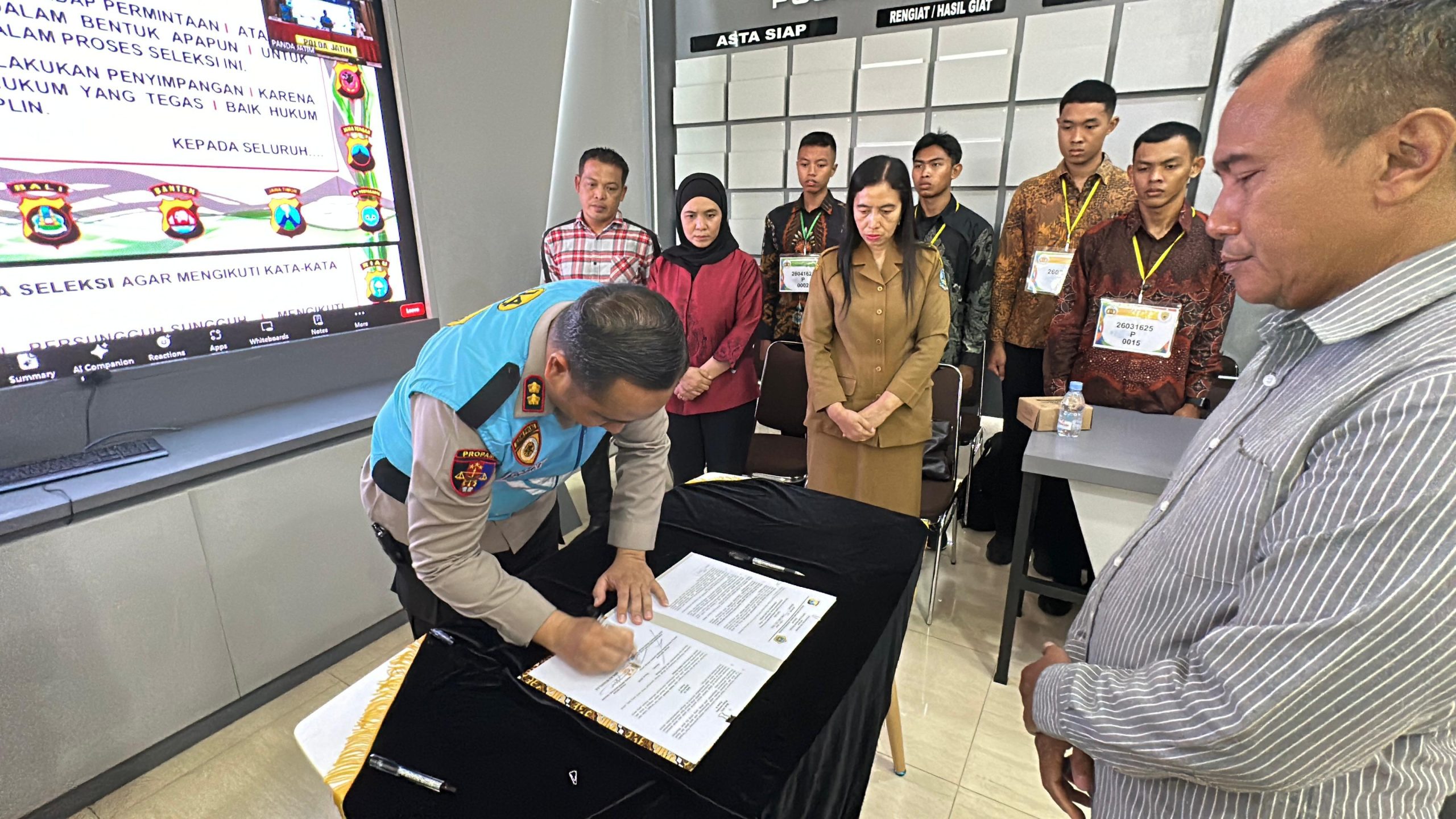 Polres Gresik Wujudkan Rekrutmen BETAH, Gandeng Lintas Instansi dalam MoU Penerimaan Polri 2026