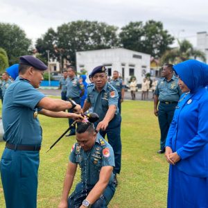 Lanal Sabang Gelar Upacara Kenaikan Pangkat Prajurit