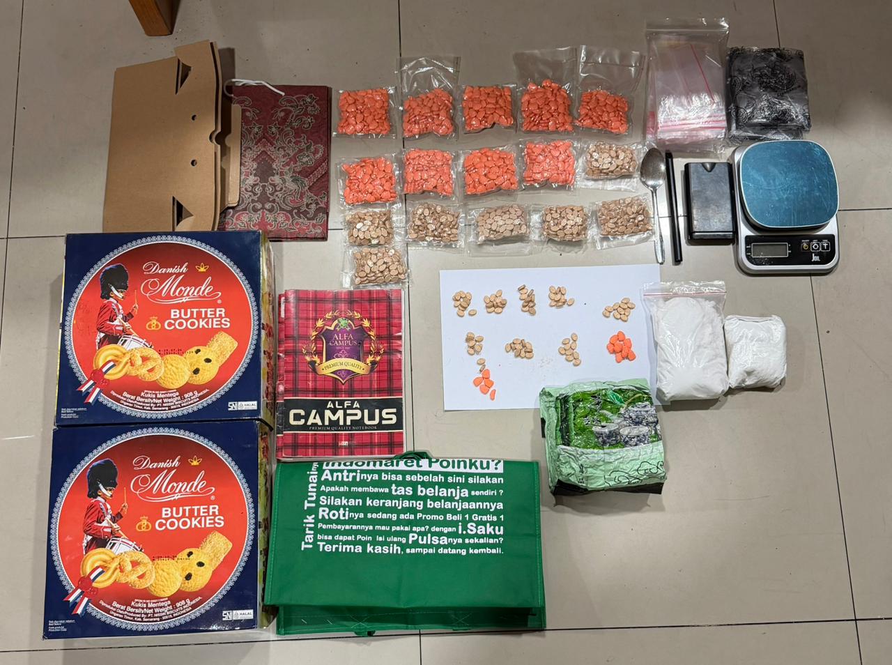 Polisi Bongkar Peredaran Sabu 1 Kg dan 1.694 Ekstasi di Senen, Satu Pelaku Diamankan