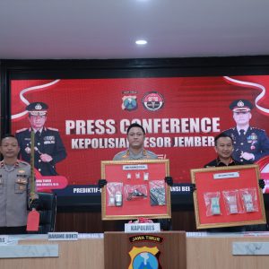 Polres Jember Amankan 18 Tersangka Narkoba Sepanjang Bulan Maret 2026