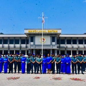 Pengabdian Yang Diapresiasi, Danlanal Bintan Pimpin Upacara Kenaikan Pangkat Prajurit