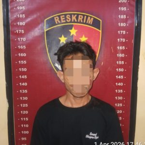 Unit Reskrim Polsek Tanjung Morawa Amankan Terduga Pelaku Pencurian Sepeda Motor di Desa Limau Manis