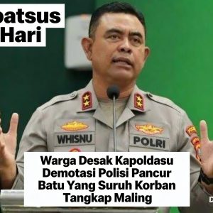 Dipatsus 20 Hari, Warga Desak Kapoldasu Demotasi Polisi Pancur Batu Yang Suruh Korban Tangkap Maling