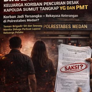 Keluarga Korban Jadi Tersangka Desak Kapolda Sumut Tangkap Teman Brigadir SZH dan PMT Yang Diduga Menjadi Saksi Palsu di Polrestabes Medan