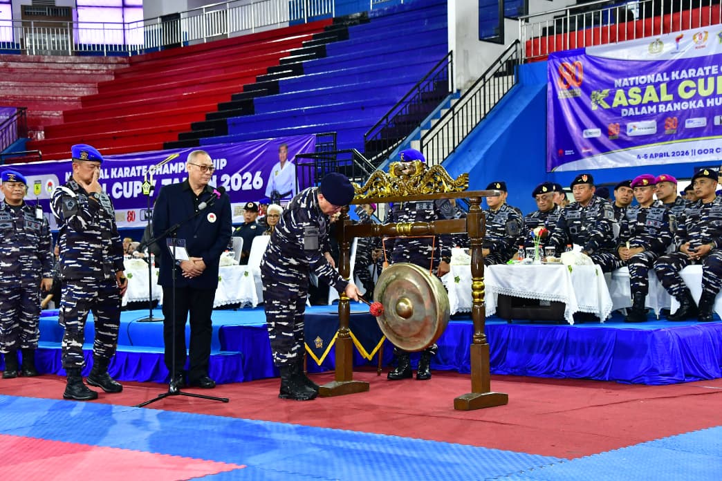 Kasal Cup V 2026 Resmi Digelar, TNI AL Perkuat Pembinaan Atlet Karate Nasional