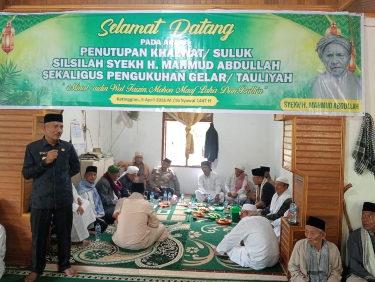 Bupati Safni Sikumbang Hadir Bersama Kapolres Lima Puluh Kota Dalam Penutupan Suluk Silsilah Syekh H. Mahmud Abdullah