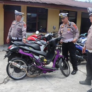 Polres Binjai Amankan 14 Unit Sepeda Motor Terlibat Aksi Balap Liar dan Begal