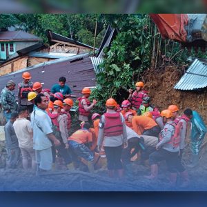 Di Tengah Medan Sulit, Tim SAR Brimob Evakuasi Korban Longsor Sembahe