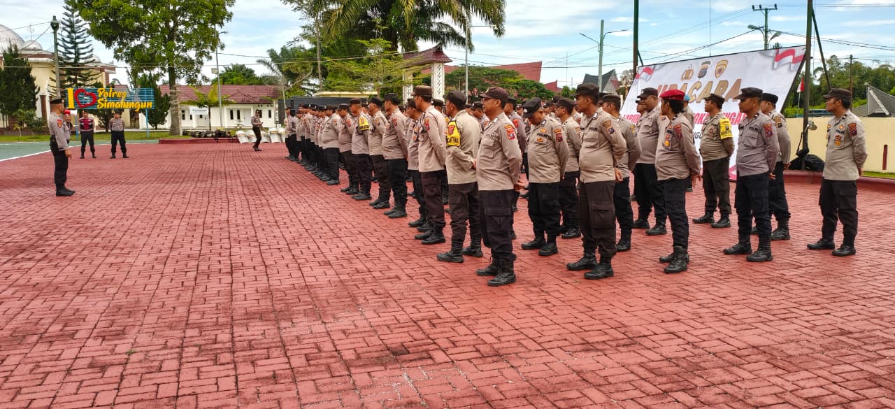 Tegaskan Komitmen Jaga Kamtibmas, Polres Simalungun Gembleng Personel Melalui Pelatihan Dalmas