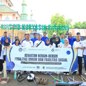 Sambut Hari Bhakti Pemasyarakatan ke-62, Lapas Banyuwangi Gelar Aksi Bersih-Bersih Lingkungan dan Tempat Ibadah