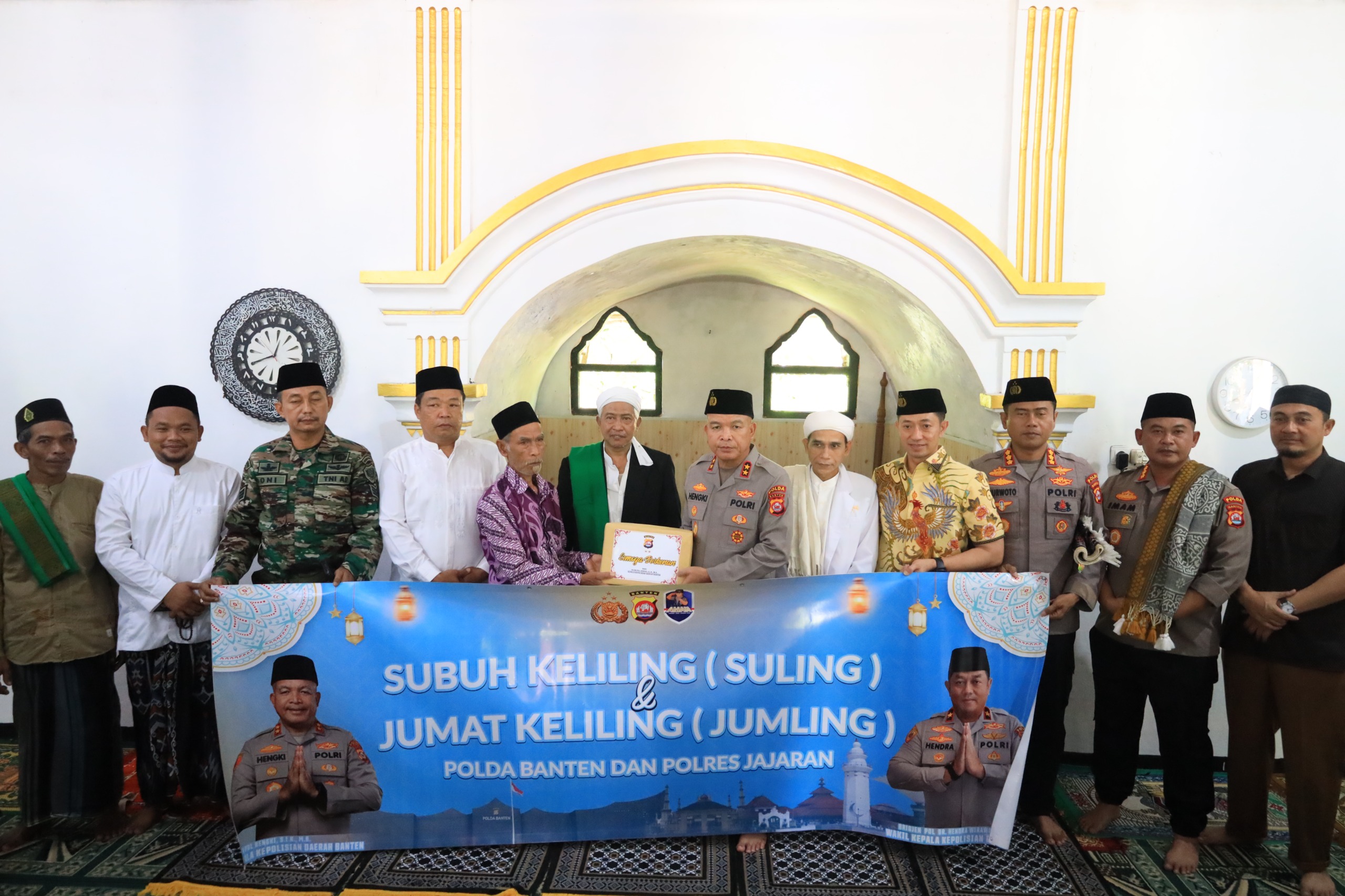 Kapolda Banten Laksanakan Jumling, Perkuat Silaturahmi dan Ajak Masyarakat Jaga Kamtibmas