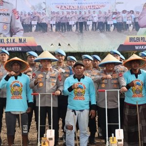 Tanam Jagung Kuartal II, Polda Banten Perkuat Ketahanan Pangan dan Sinergi dengan Masyarakat