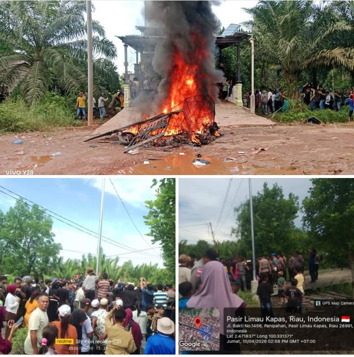 Aksi Massa Kedua di Panipahan, Warga Gerak Dugaan Peredaran Narkoba Kian Merajalela