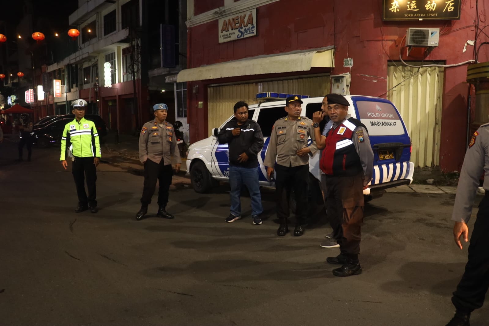 Antisipasi Kriminalitas dan Balap Liar, Polres Tanjung Perak Gelar Patroli Gelar Patroli Skala Besar.