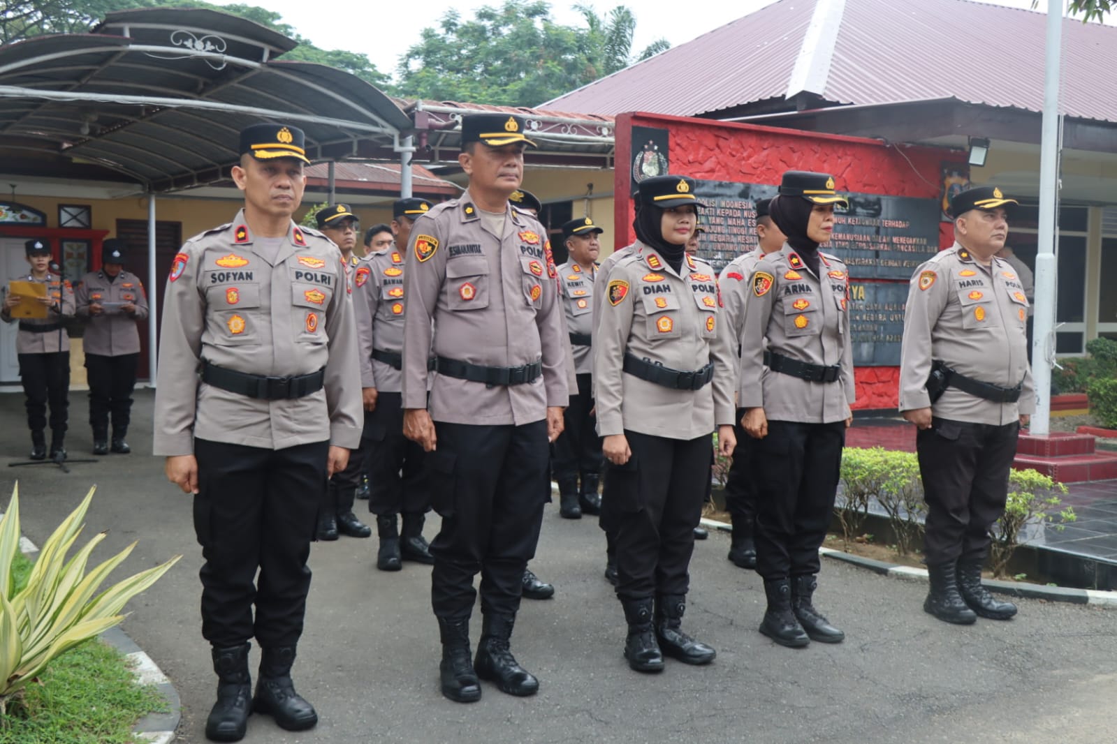 Kapolres Binjai Serah Terimakan Jabatan Kasat Binmas dan Kapolsek Binjai Utara